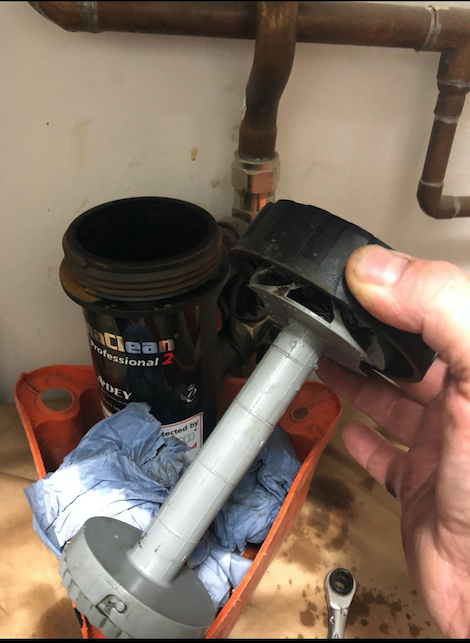 Boiler part clean